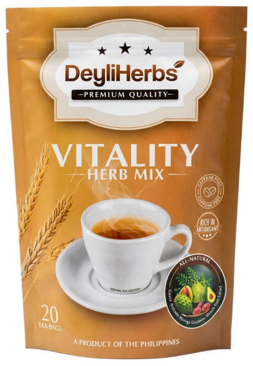 DeyliHerbs Vitality Herb Mix pack, 20 tea bags